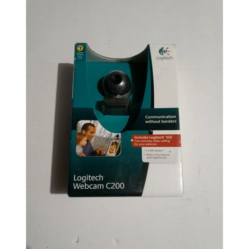 Logitech Webcam C200 Communication without bordes New